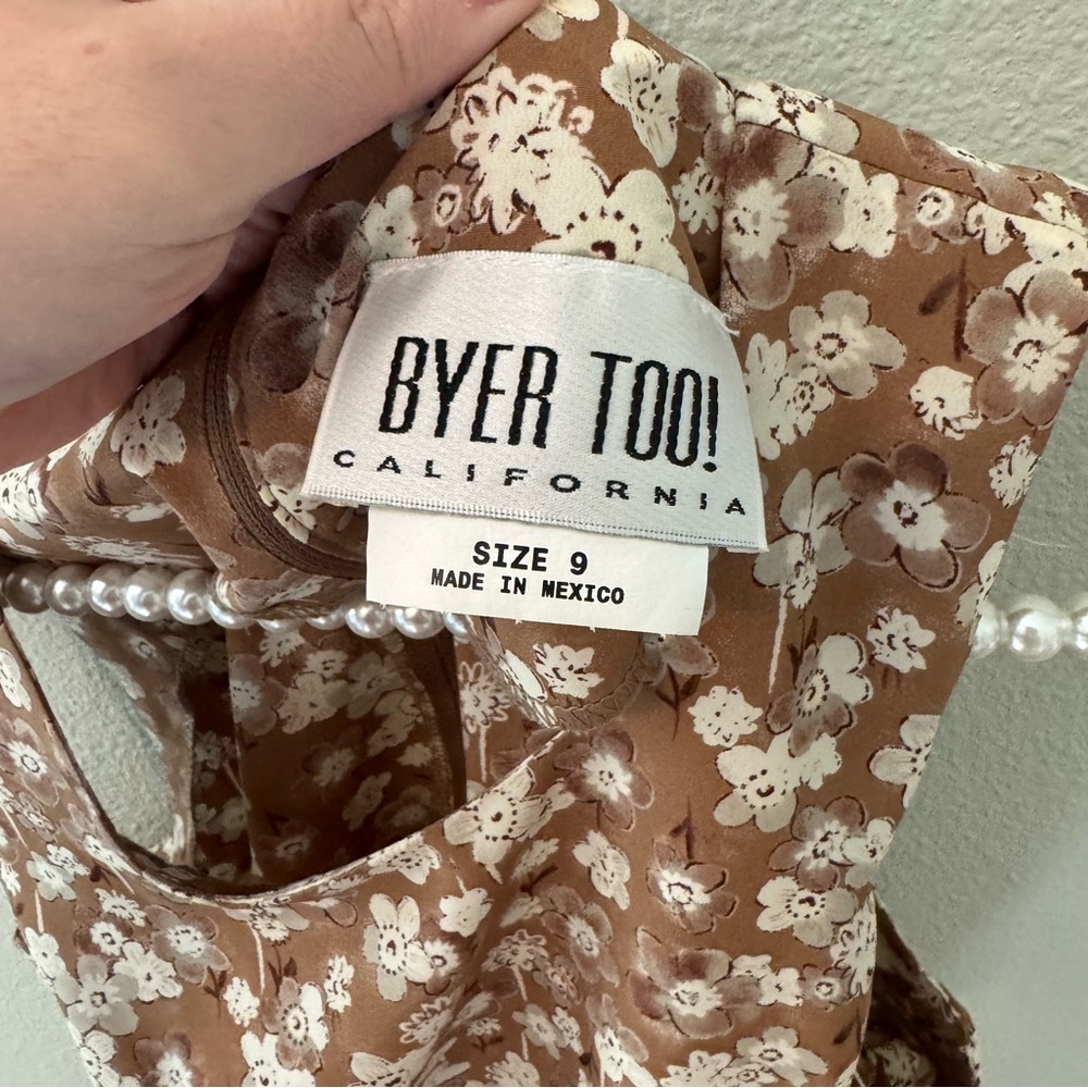VINTAGE Byer Too! Floral Dress